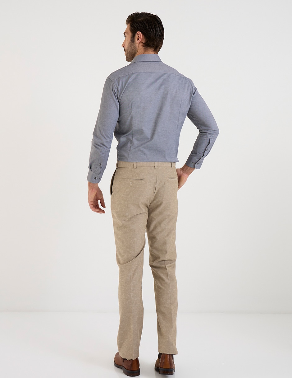 Pantalón de vestir regular para hombre 4