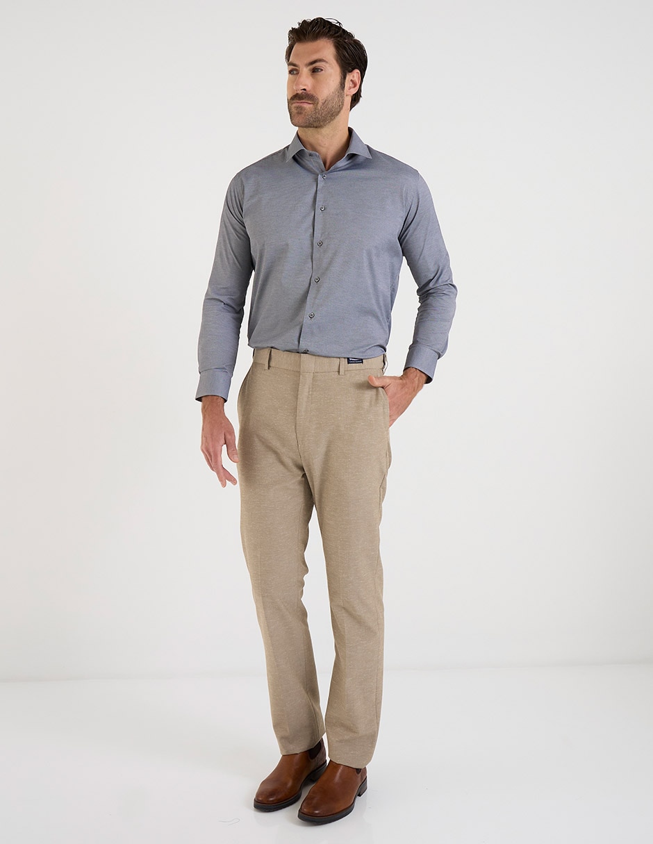 Pantalón de vestir regular para hombre 3