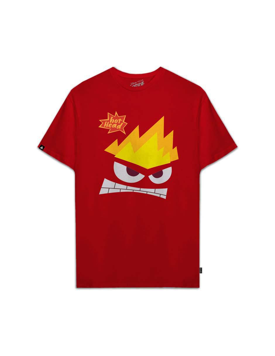 Playera manga corta Disney Intensamente cuello redondo para mujer