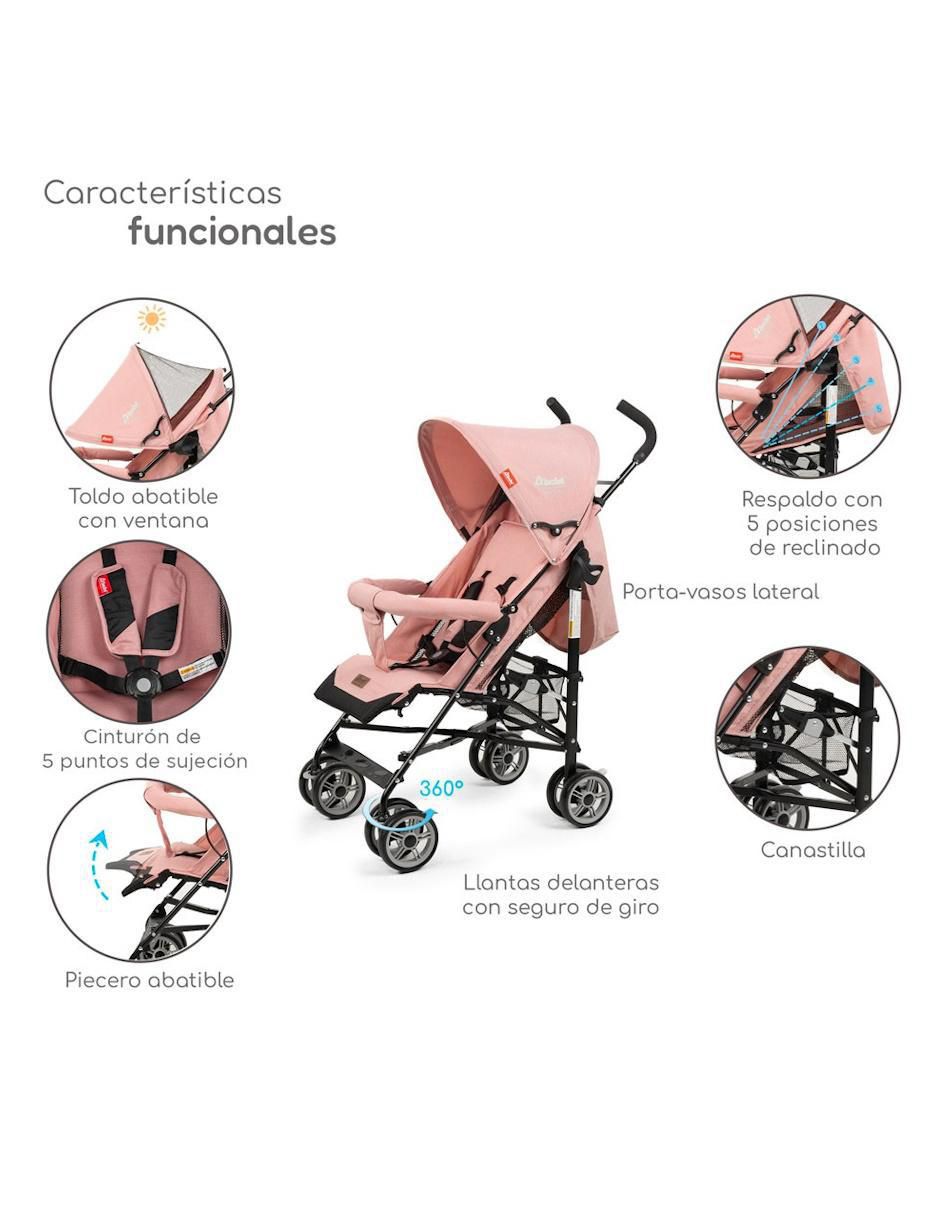 Carriola estándar Reclinable plegable 2