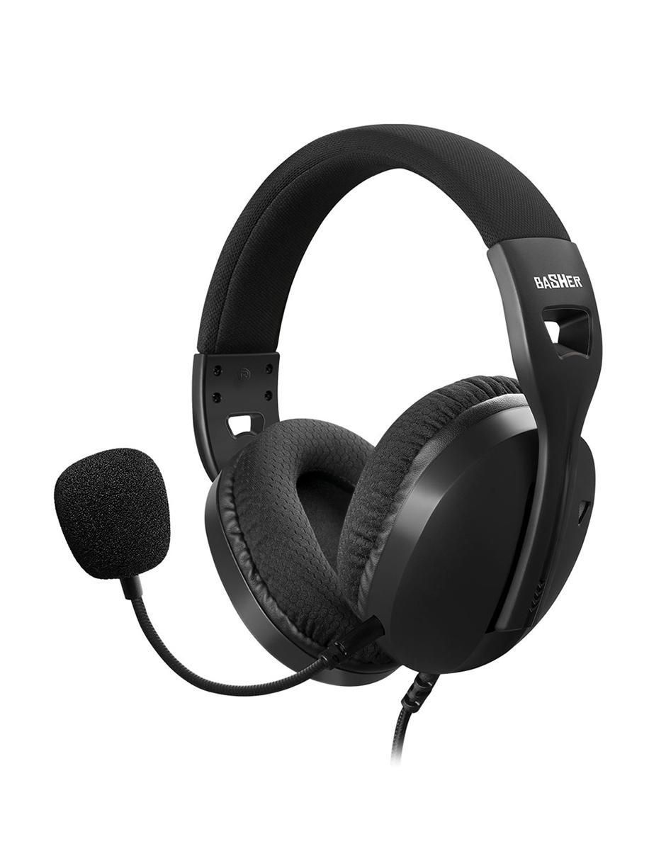 Audífonos gamer Over-Ear BASH-4204 alámbrico Audífonos gamer Over-Ear BASH-4204 alámbrico