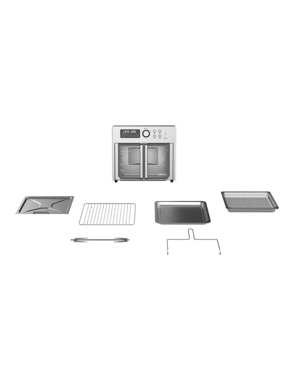 Horno eléctrico H10 Puerta francesa 30 L
