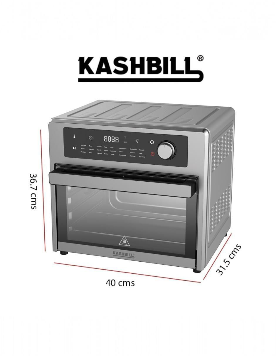 HORNO ELÉCTRICO H20 KA, 30 L, PLATEADO 11