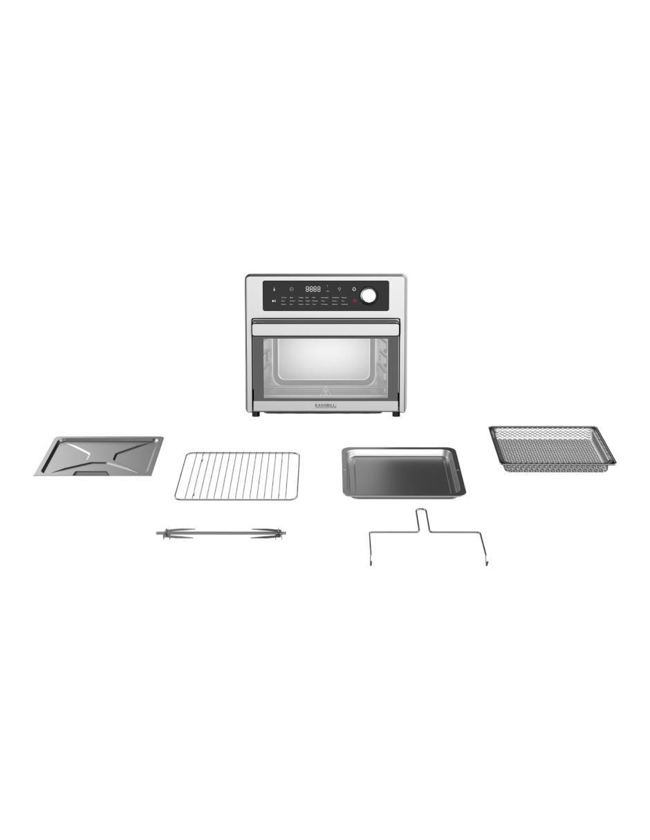 HORNO ELÉCTRICO H20 KA, 30 L, PLATEADO 2