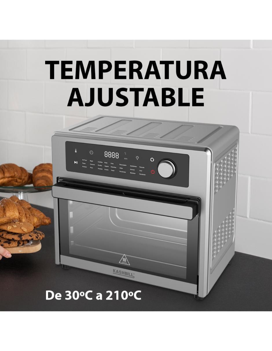 HORNO ELÉCTRICO H20 KA, 30 L, PLATEADO 9