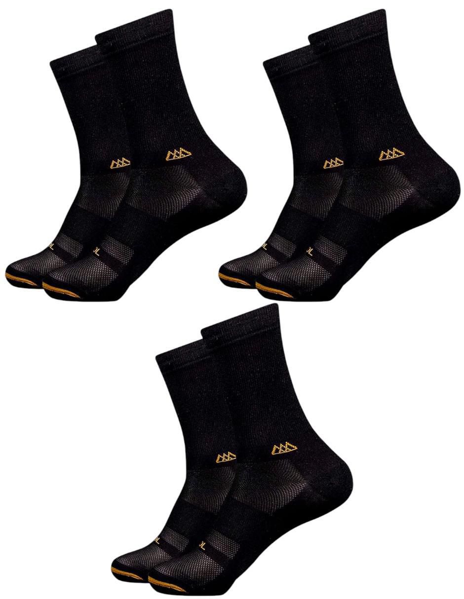 Calceta compresión para ciclismo unisex 3 pares Calceta compresión para ciclismo unisex 3 pares