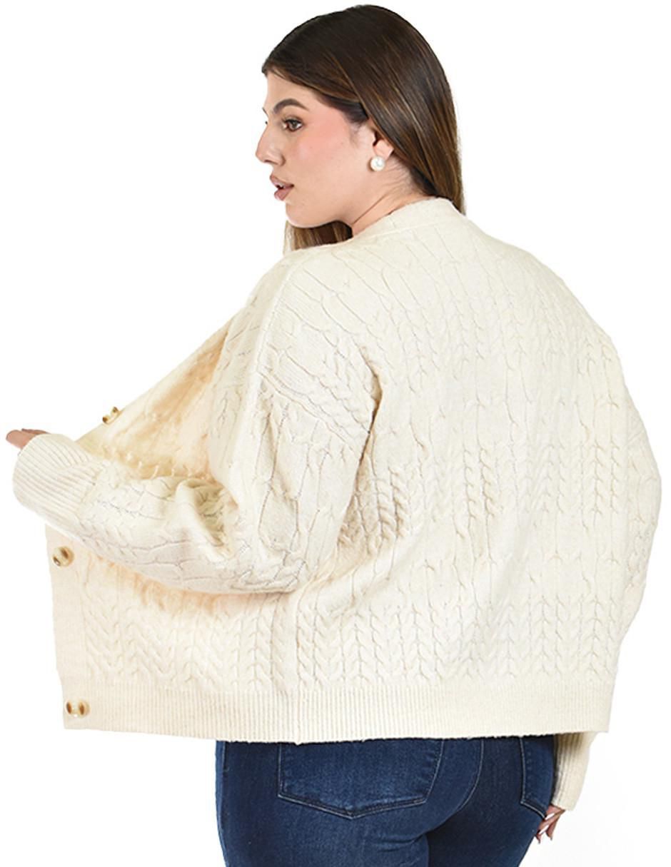 Suéter Roman Fashion cuello V para mujer