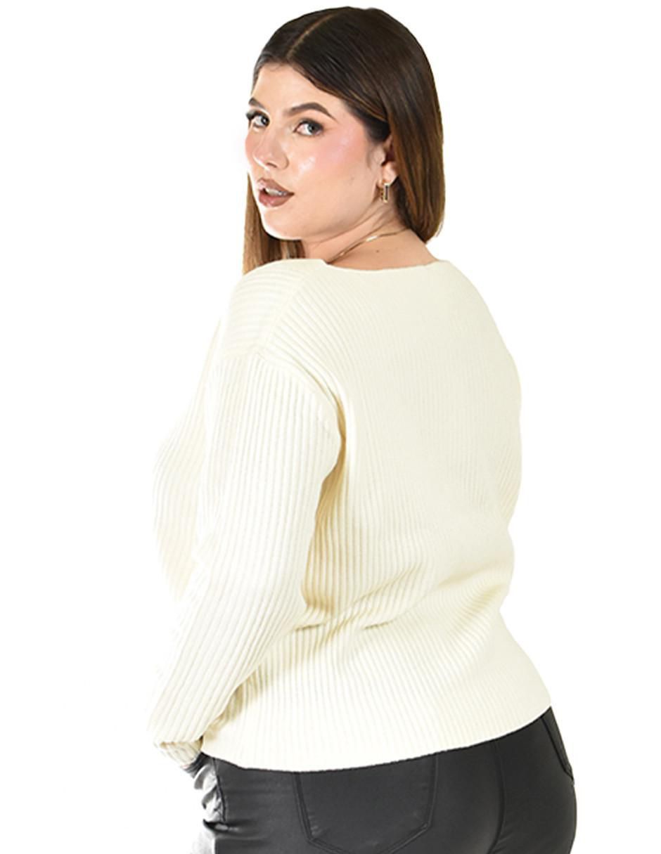 Suéter Roman Fashion cuello ojal para mujer