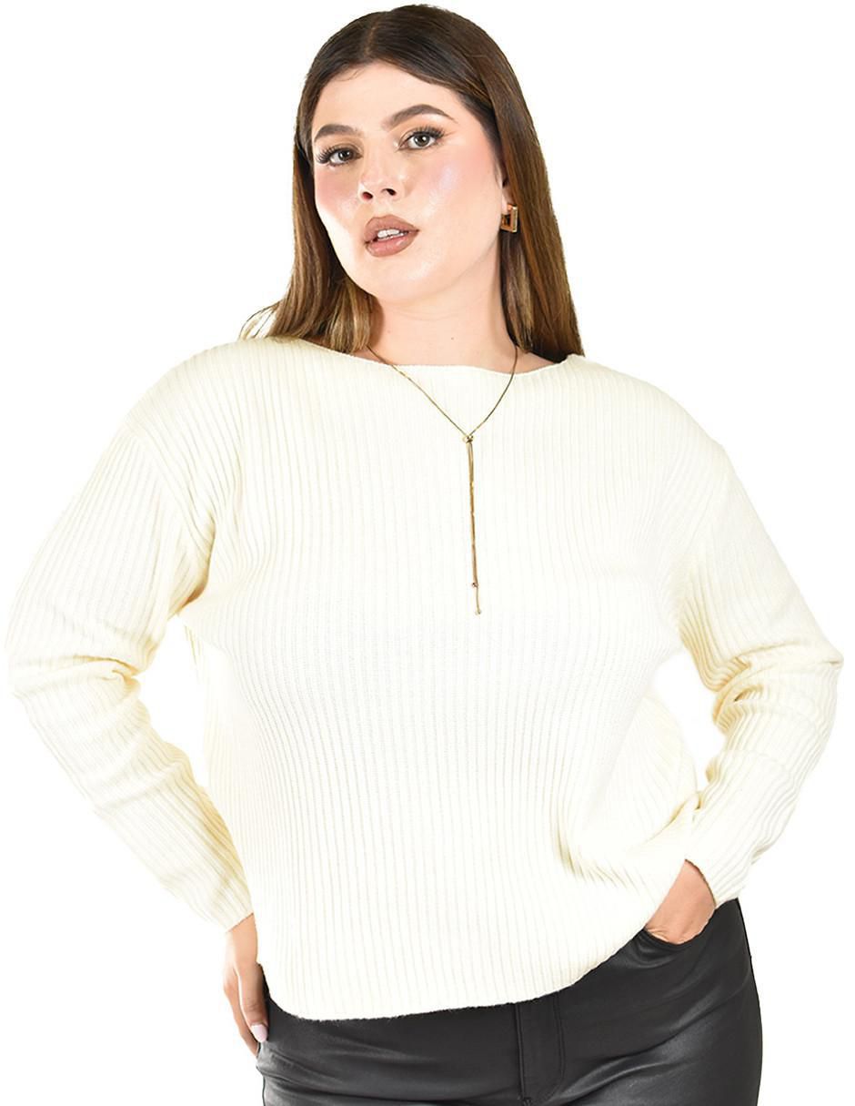 Suéter Roman Fashion cuello ojal para mujer