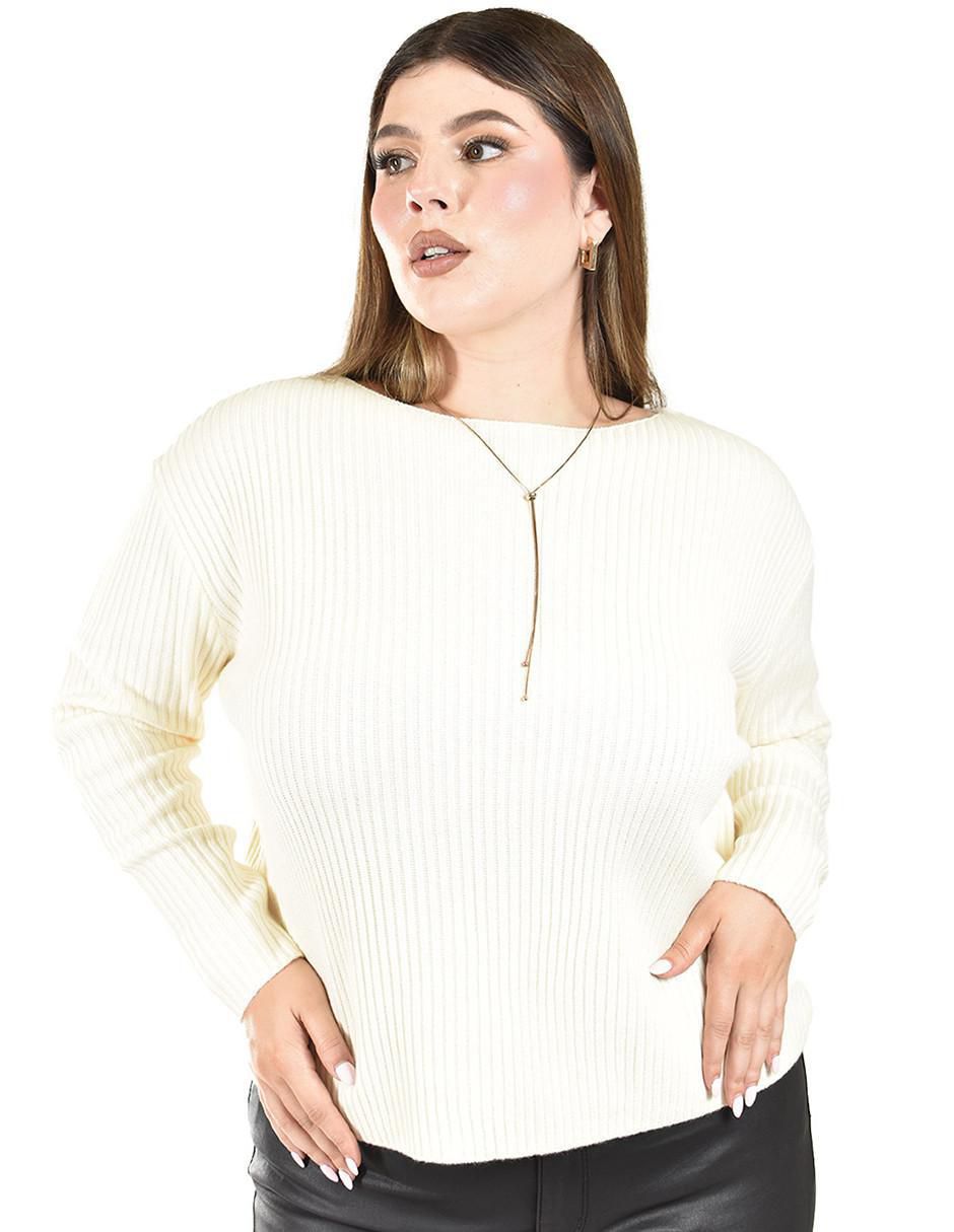 Suéter Roman Fashion cuello ojal para mujer