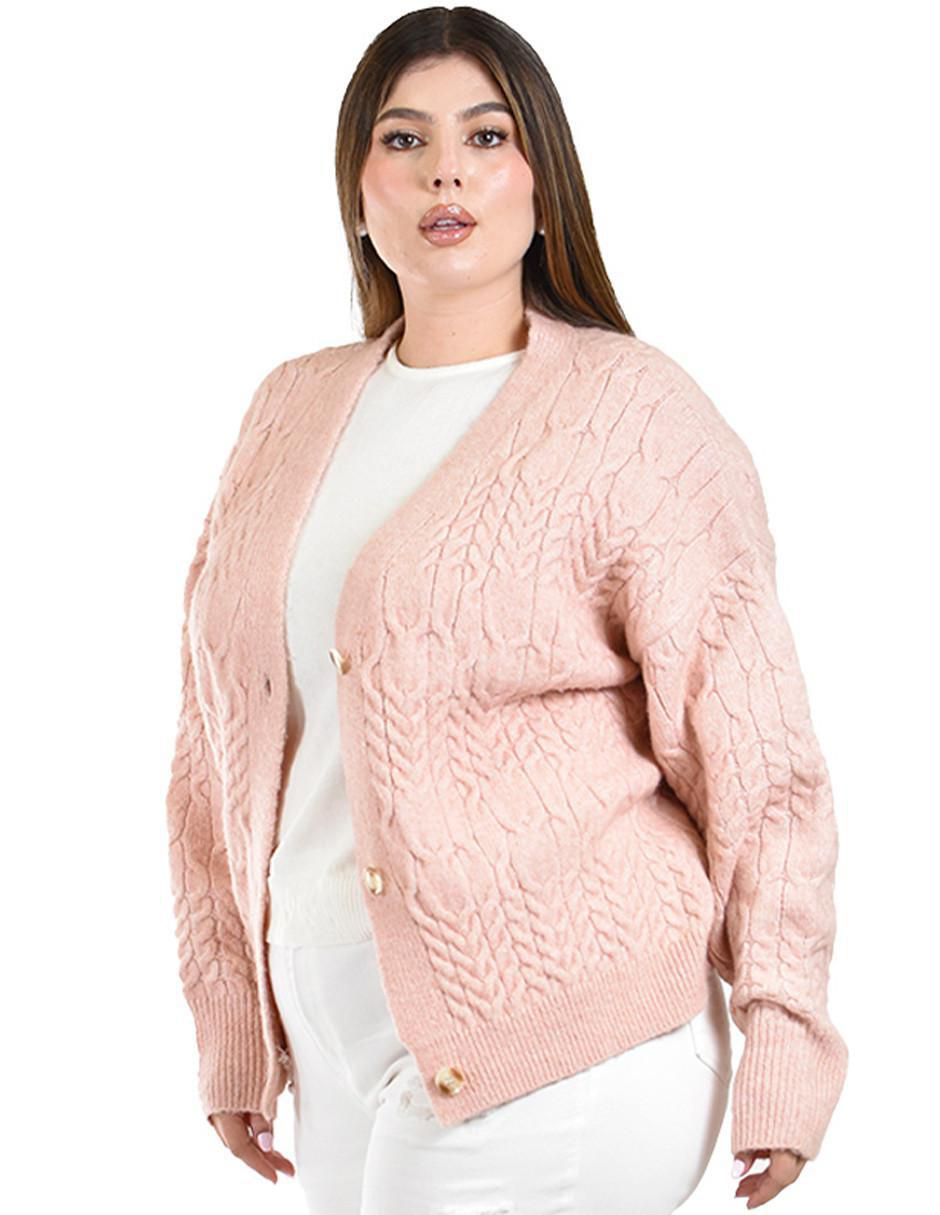 Suéter Roman Fashion cuello V para mujer