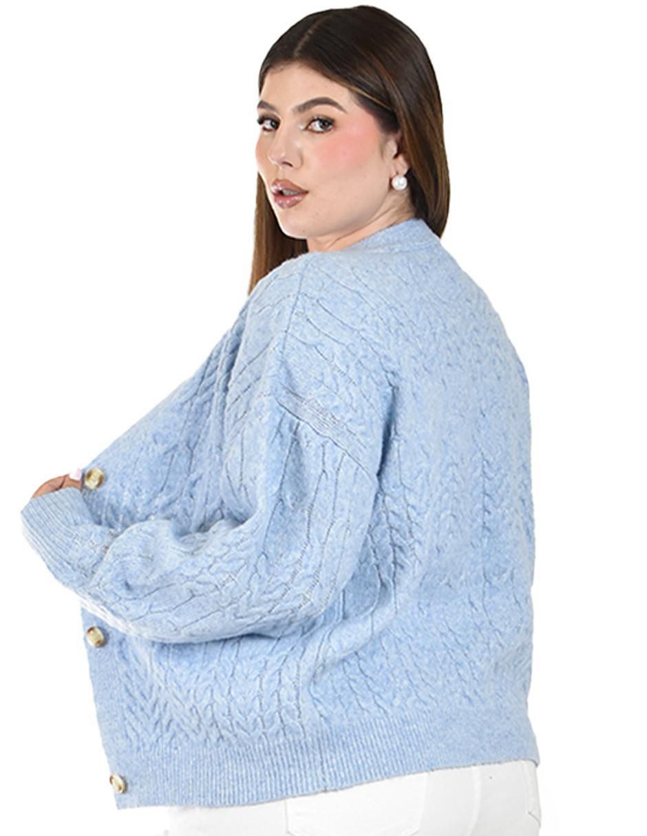 Suéter Roman Fashion cuello V para mujer
