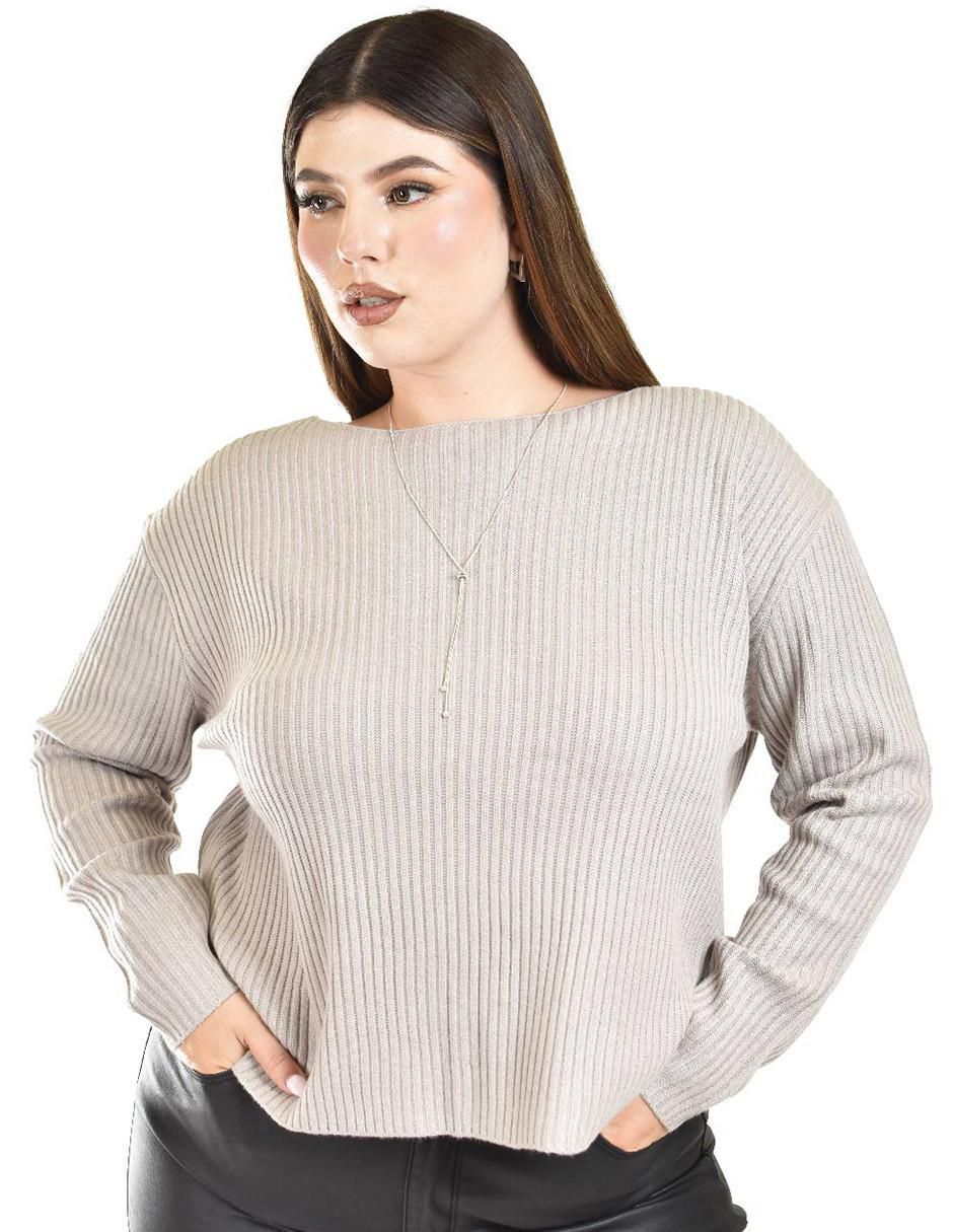 Suéter Roman Fashion cuello ojal para mujer