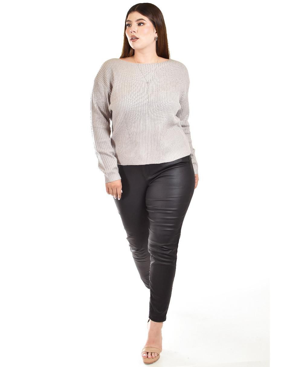 Suéter Roman Fashion cuello ojal para mujer