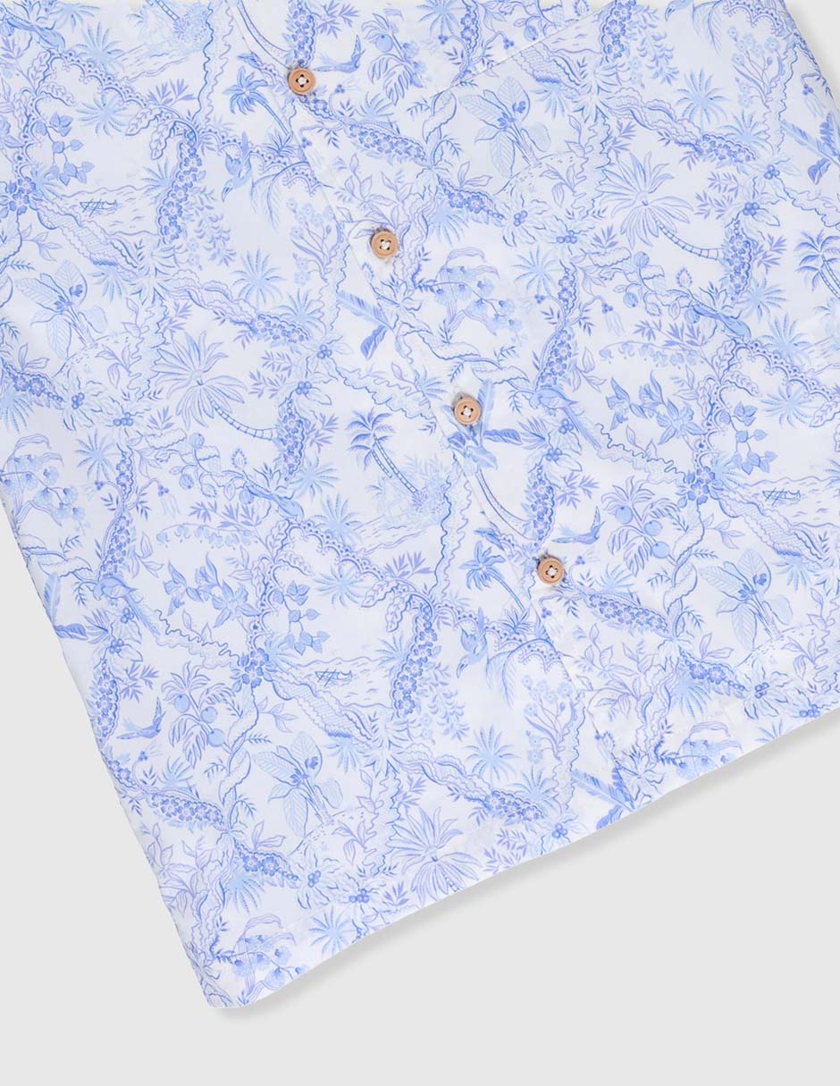 Camisa casual Now & Then Liberty manga corta para niño