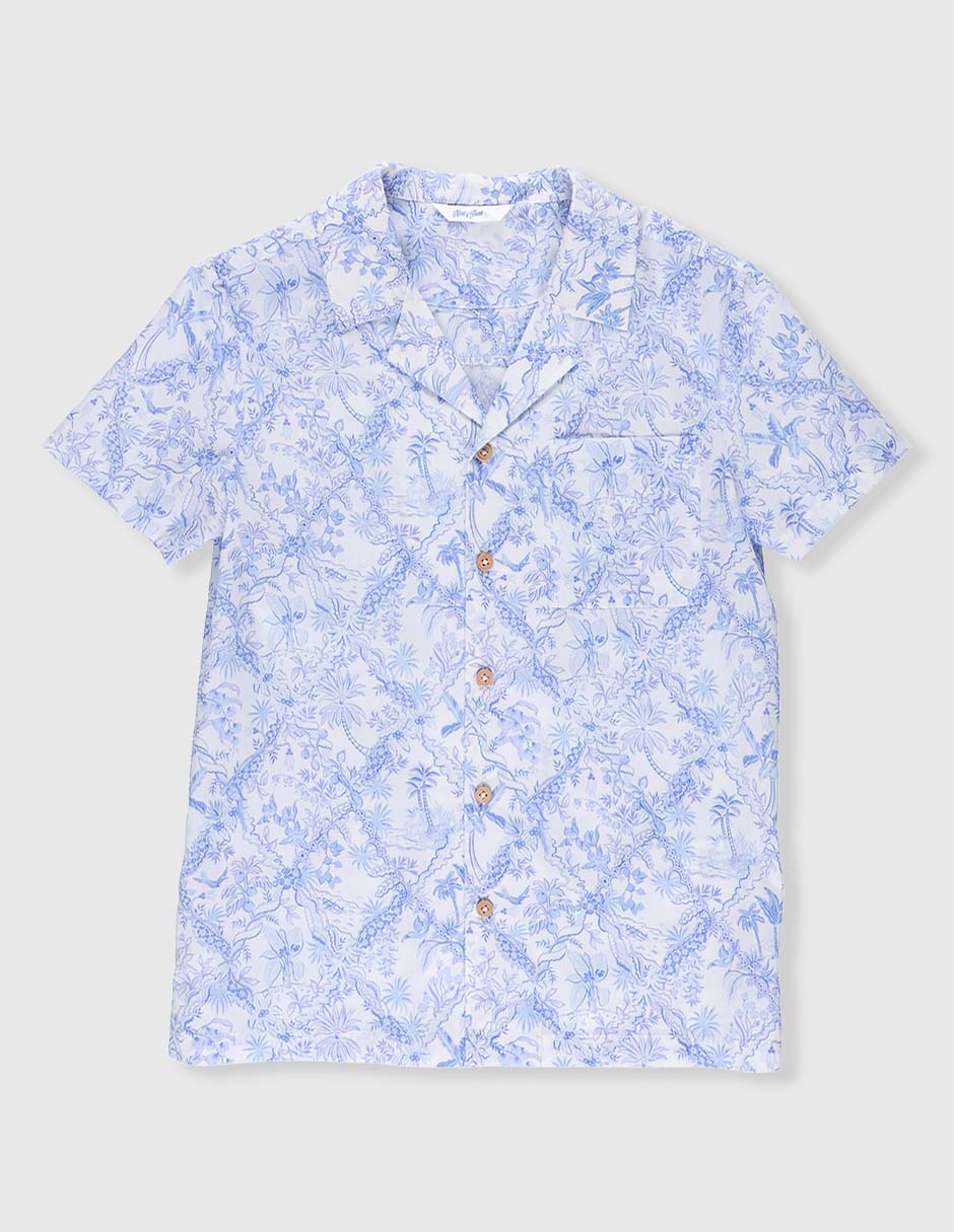 Camisa casual Now & Then Liberty manga corta para niño