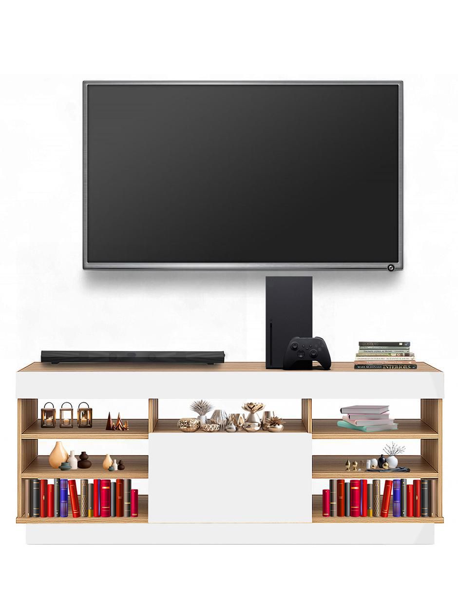 Mueble de TV armable de melamina 6