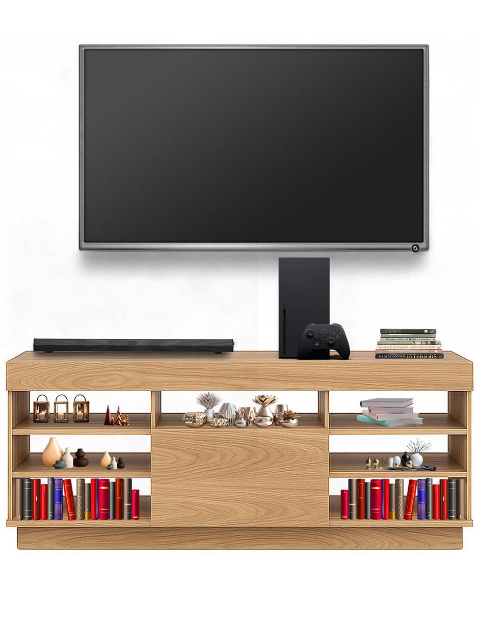 Mueble de TV armable de melamina 6