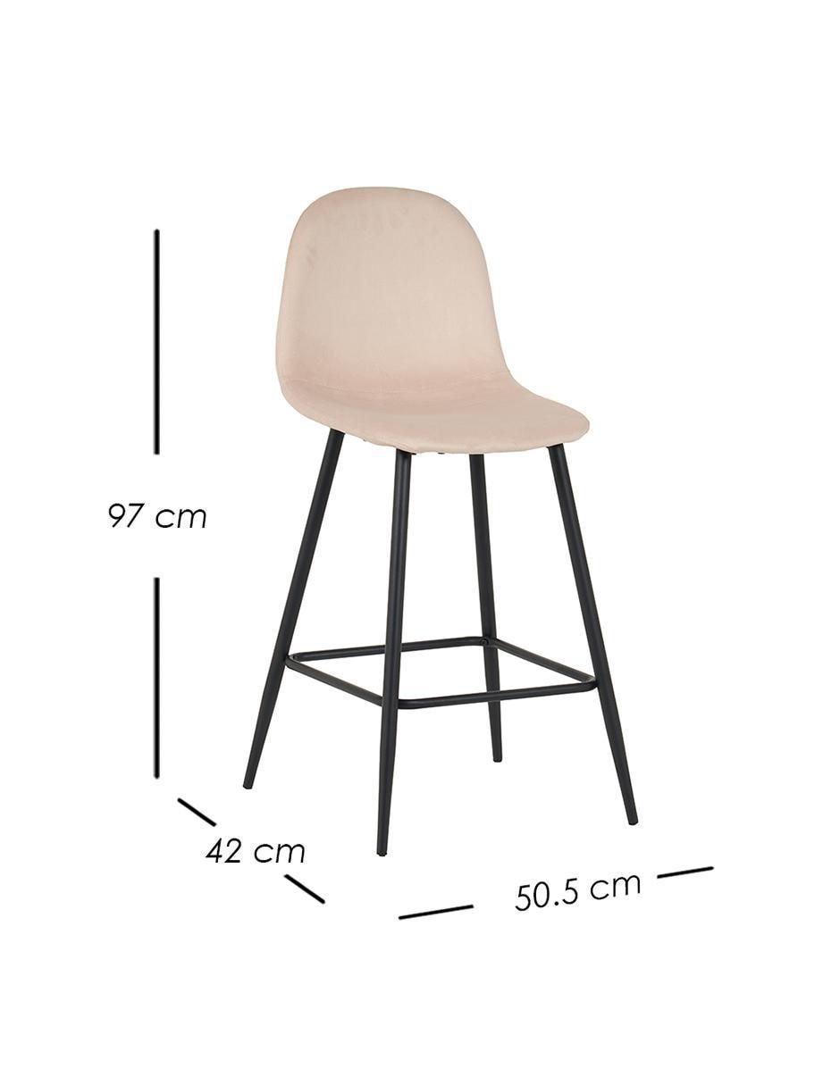 Set de sillas 4 piezas Candina de metal 8
