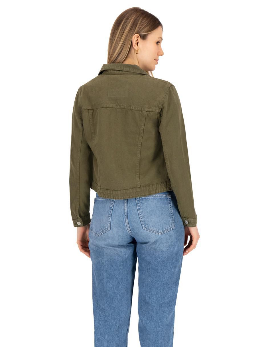 Chamarra de mezclilla para mujer 4
