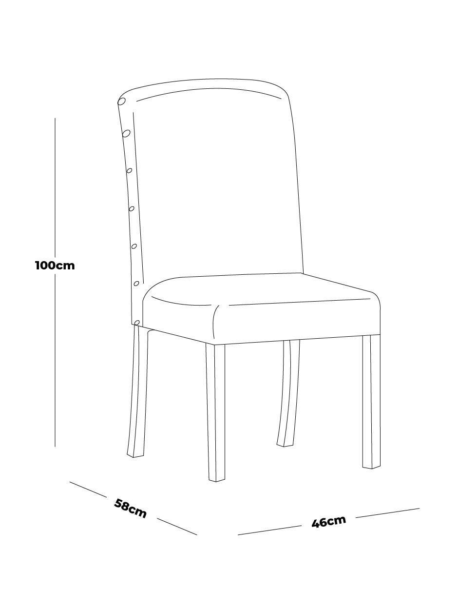 Silla Mika Moblum de tela