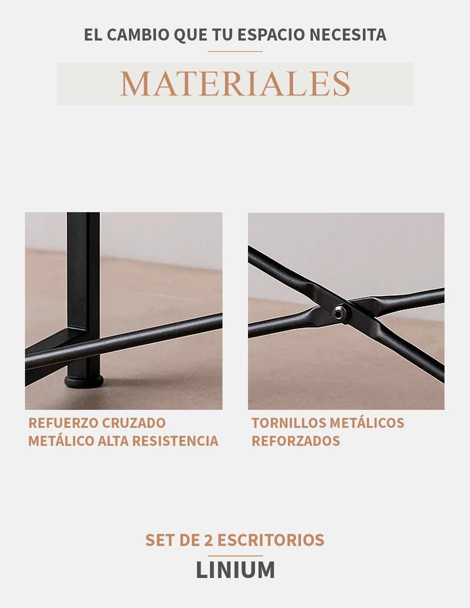 Escritorio armable de madera 6