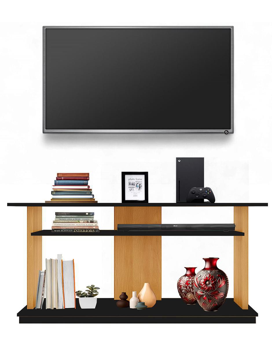 Mueble de TV armable de melamina 5
