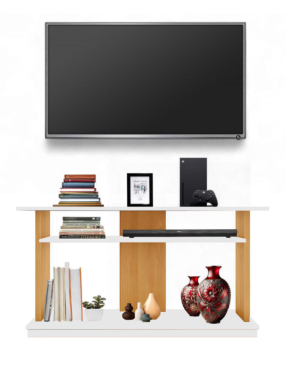 Mueble de TV armable de melamina 5