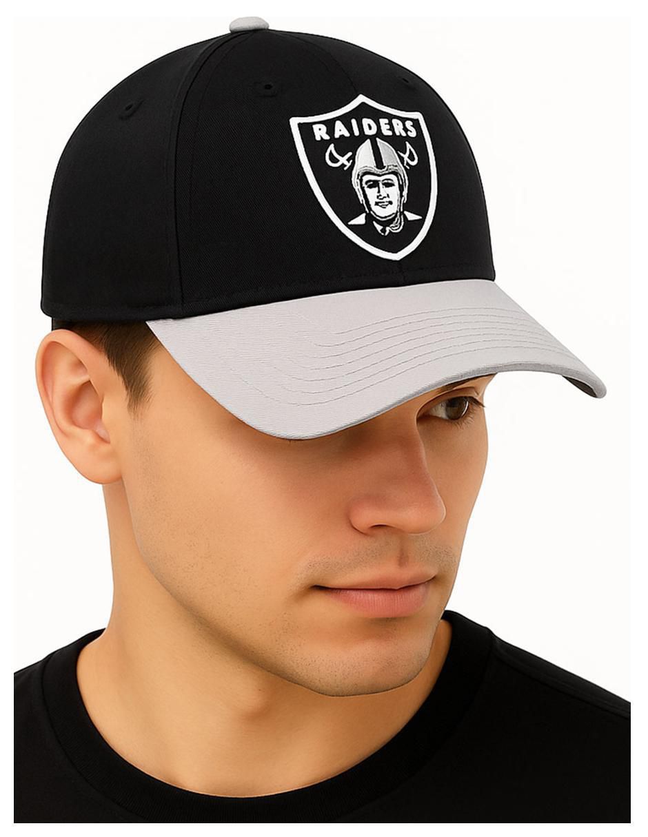 Gorra visera curva correa ajustable para fútbol americano Raiders Las Vegas Raiders para hombre 2