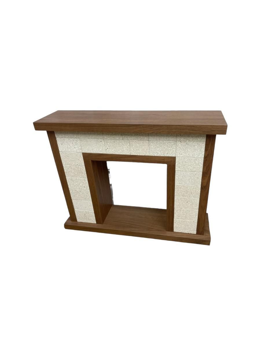 Chimenea decorativa Lemich de chapa madera