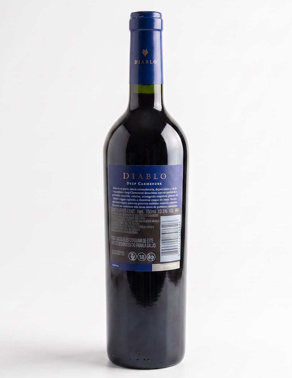 Vino tinto carmenere chile 750 ml
