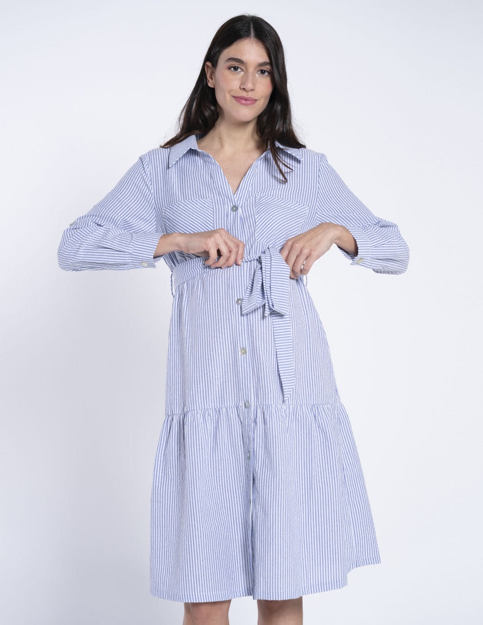 Vestido maternidad arria de la rodilla casual Oh Ma!