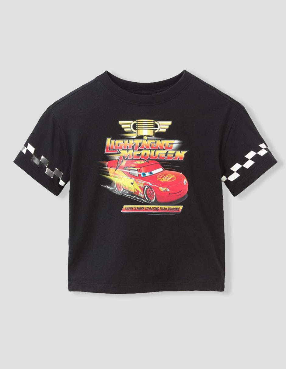 Playera Rayo McQueen manga corta para niño