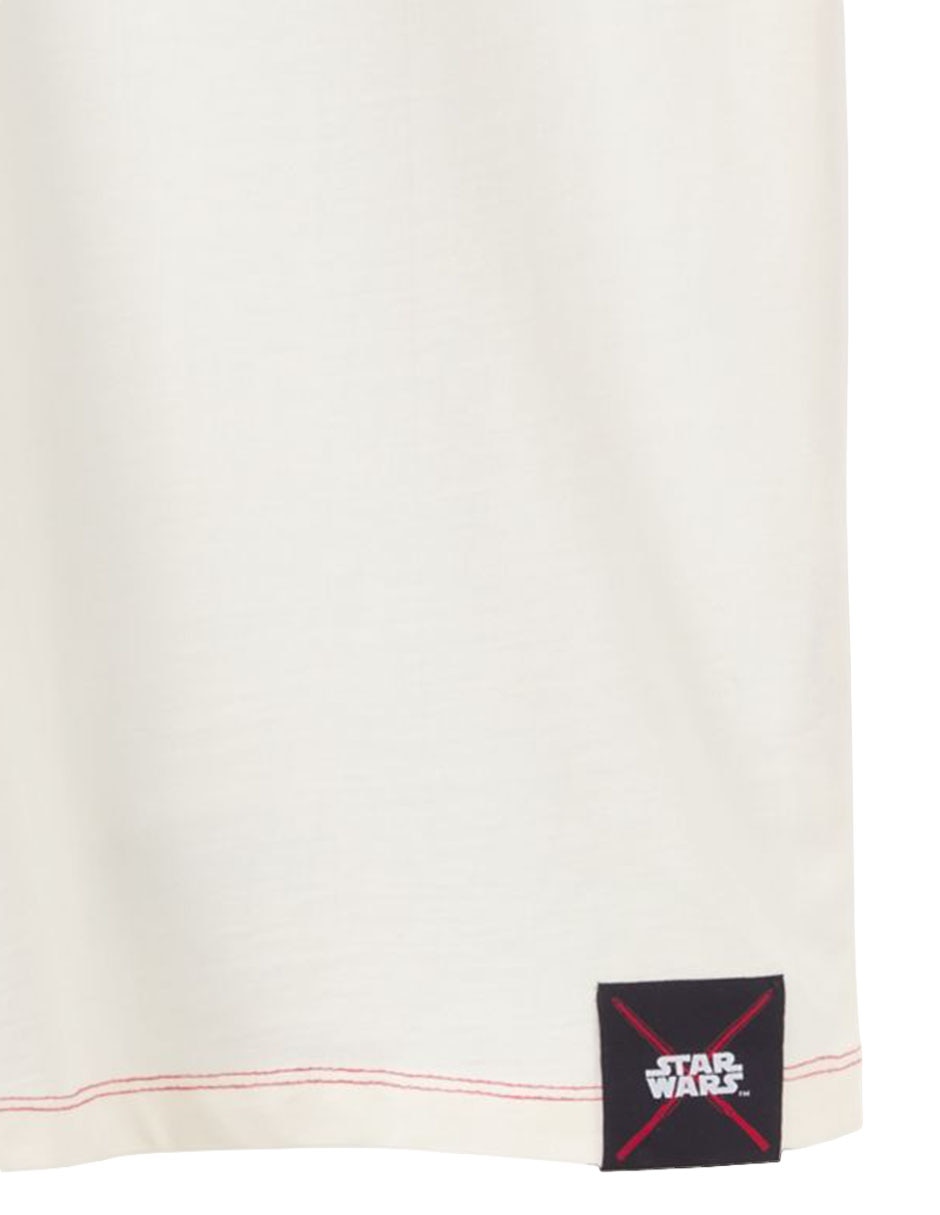 Playera Star Wars manga corta para niño