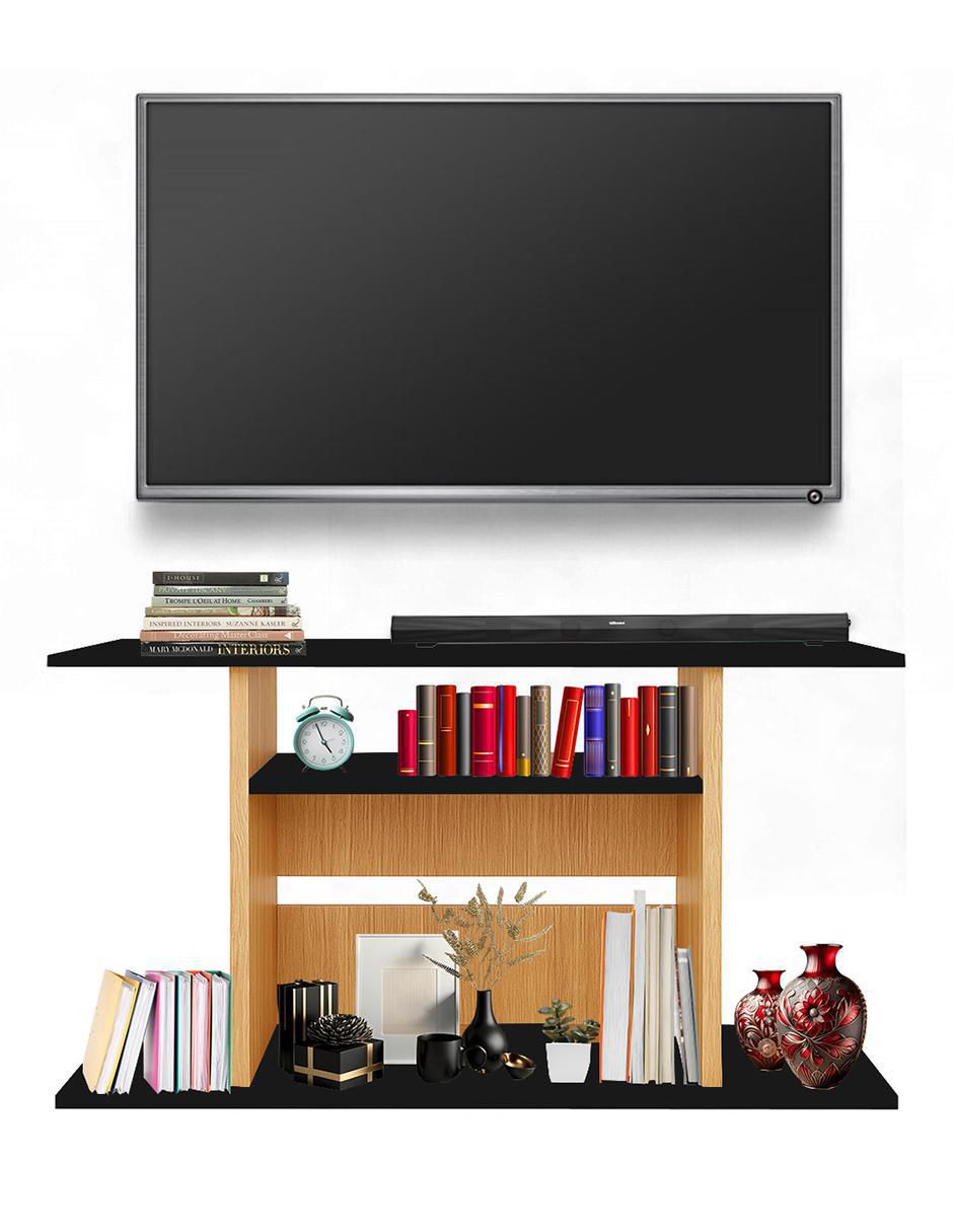 Mueble de TV armable de melamina 5