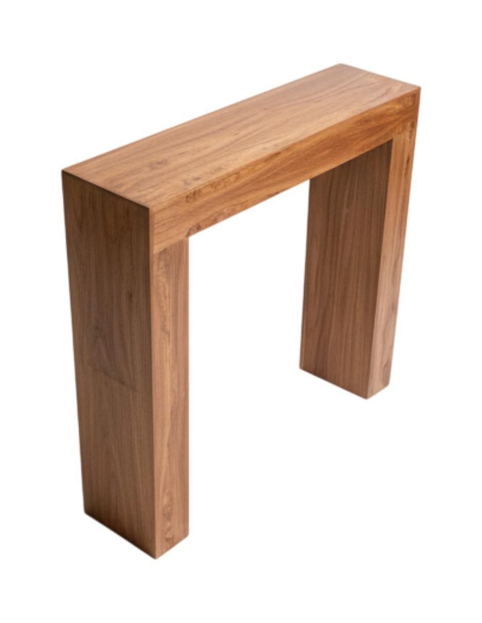 Consola de chapa madera Consola de chapa madera