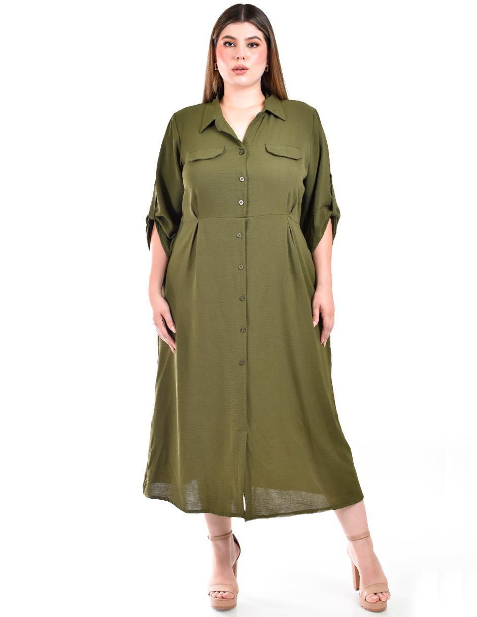 Vestido midi casual para mujer