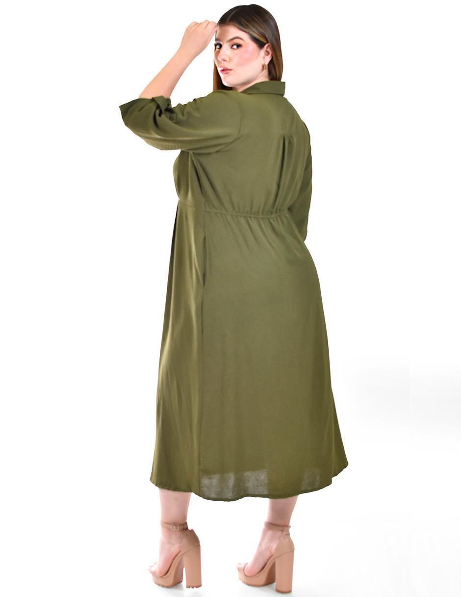 Vestido midi casual para mujer