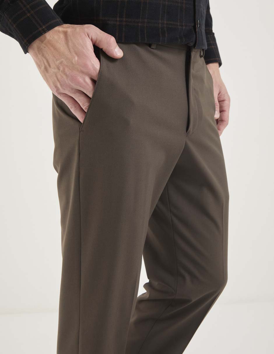 Pantalón de vestir recto para hombre 7