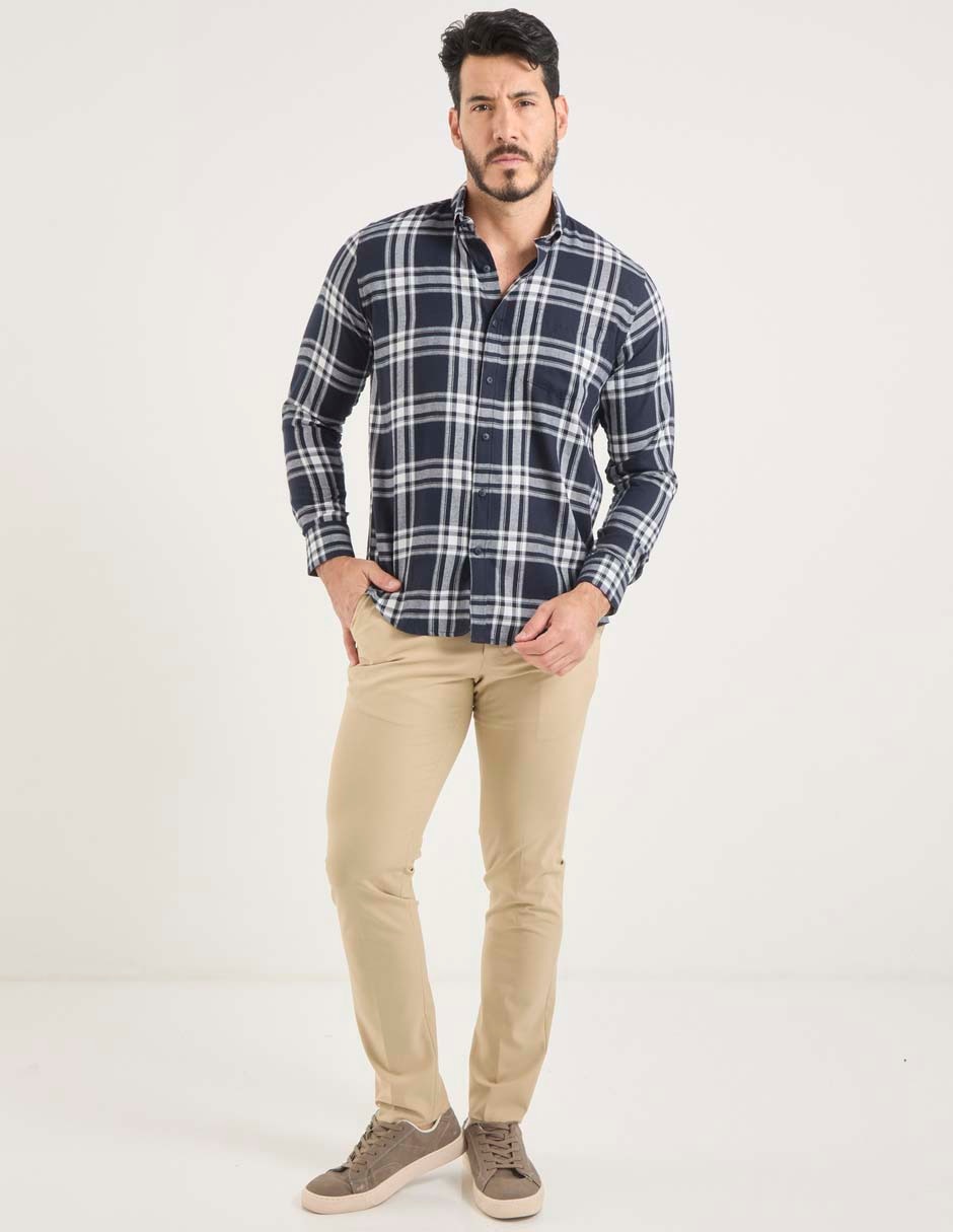 Pantalón de vestir recto para hombre 6