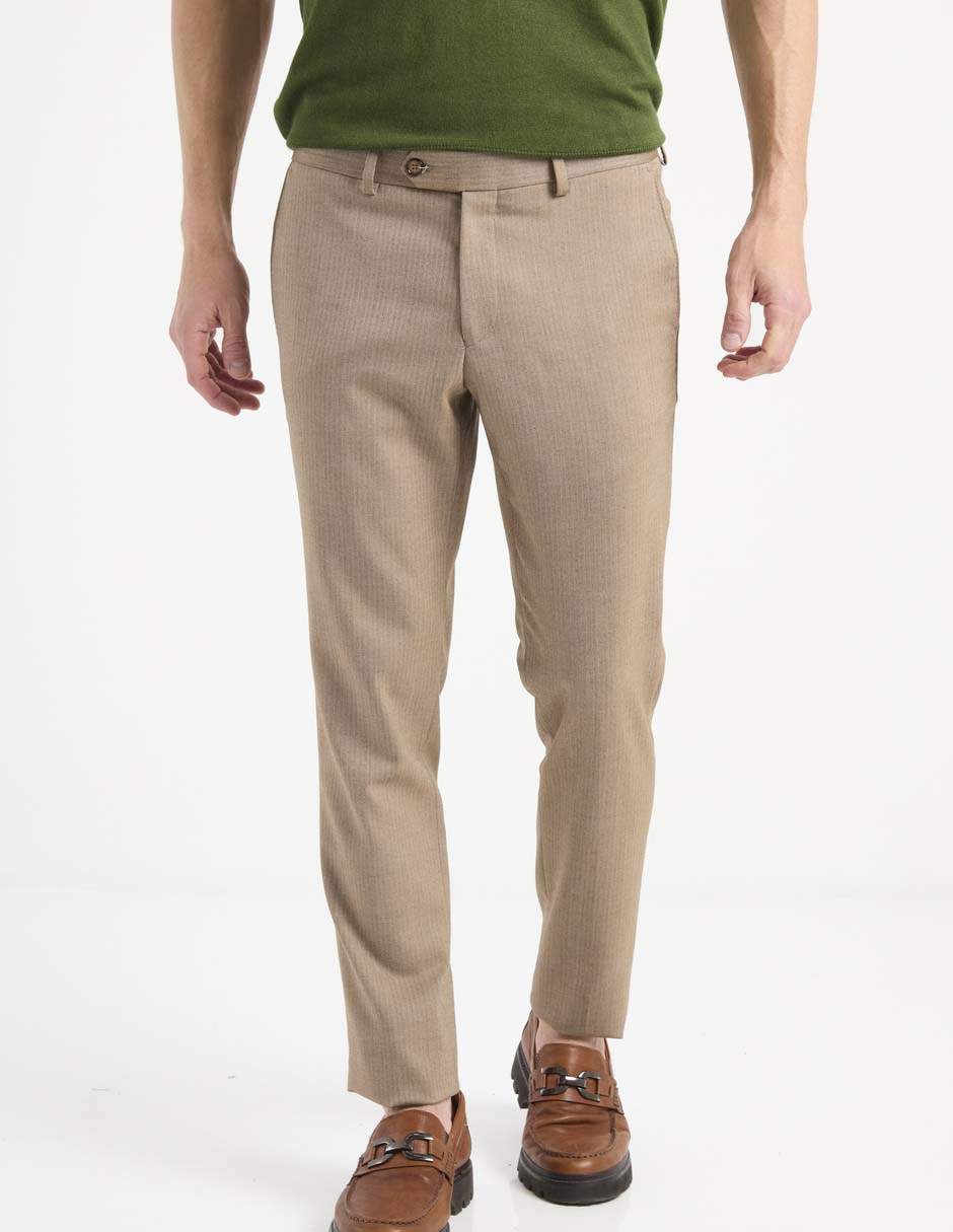 Pantalón de vestir chino recto para hombre 1