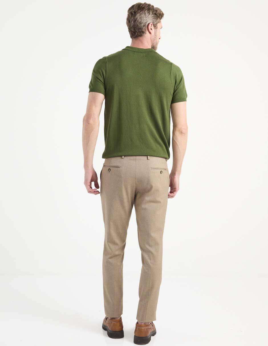 Pantalón de vestir chino recto para hombre 5