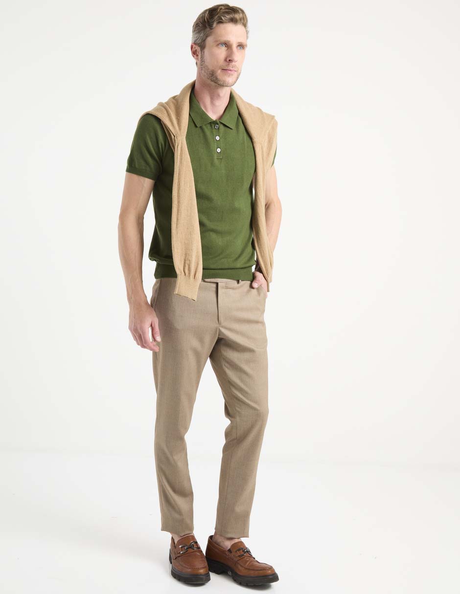 Pantalón de vestir chino recto para hombre 6