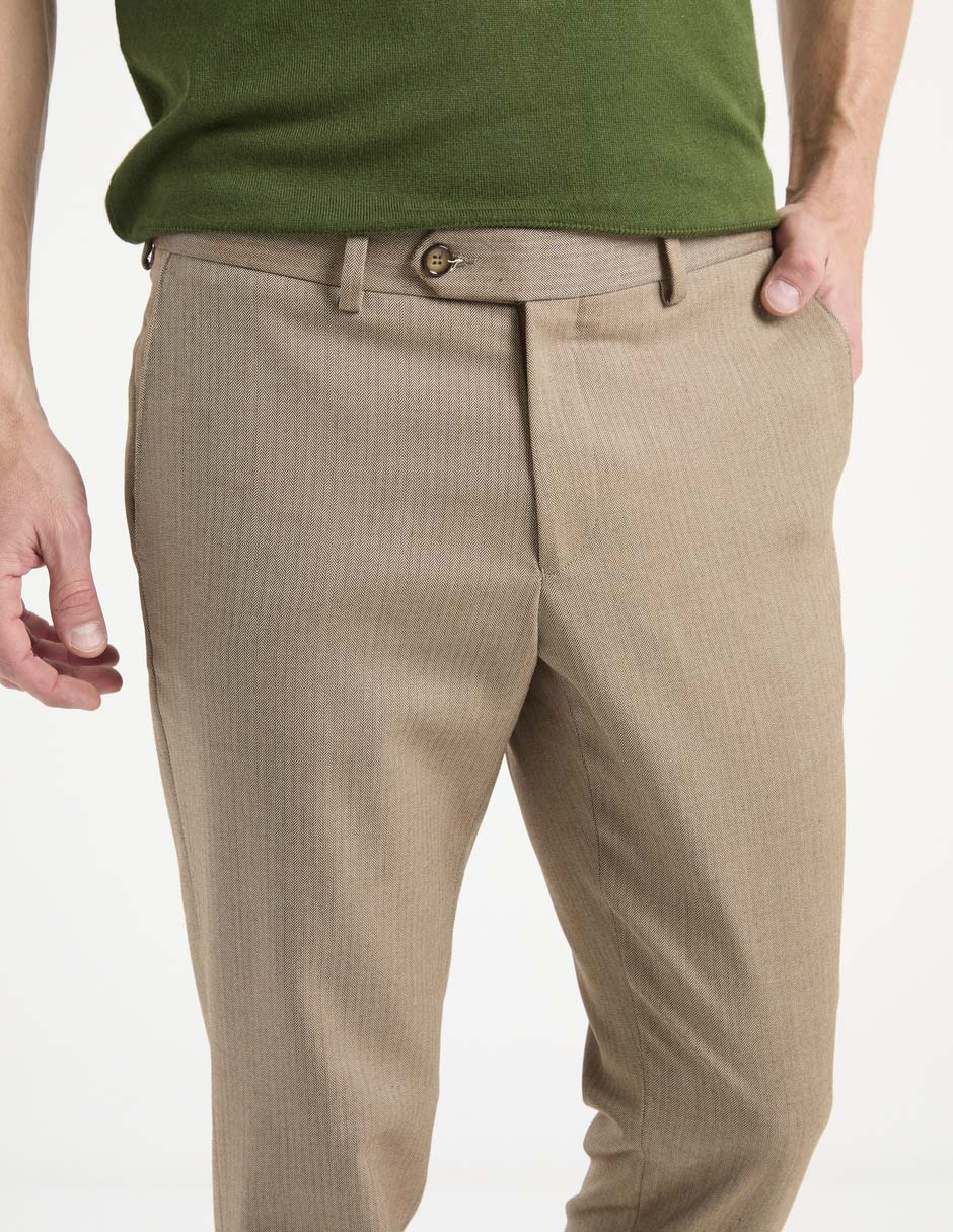 Pantalón de vestir chino recto para hombre 7