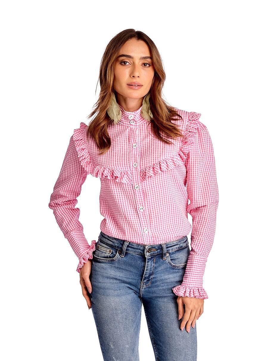 Blusa Beatriz Meade manga larga para mujer