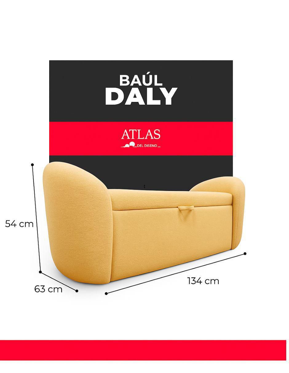 Baúl de MDF y madera Atlas del Descanso Daly