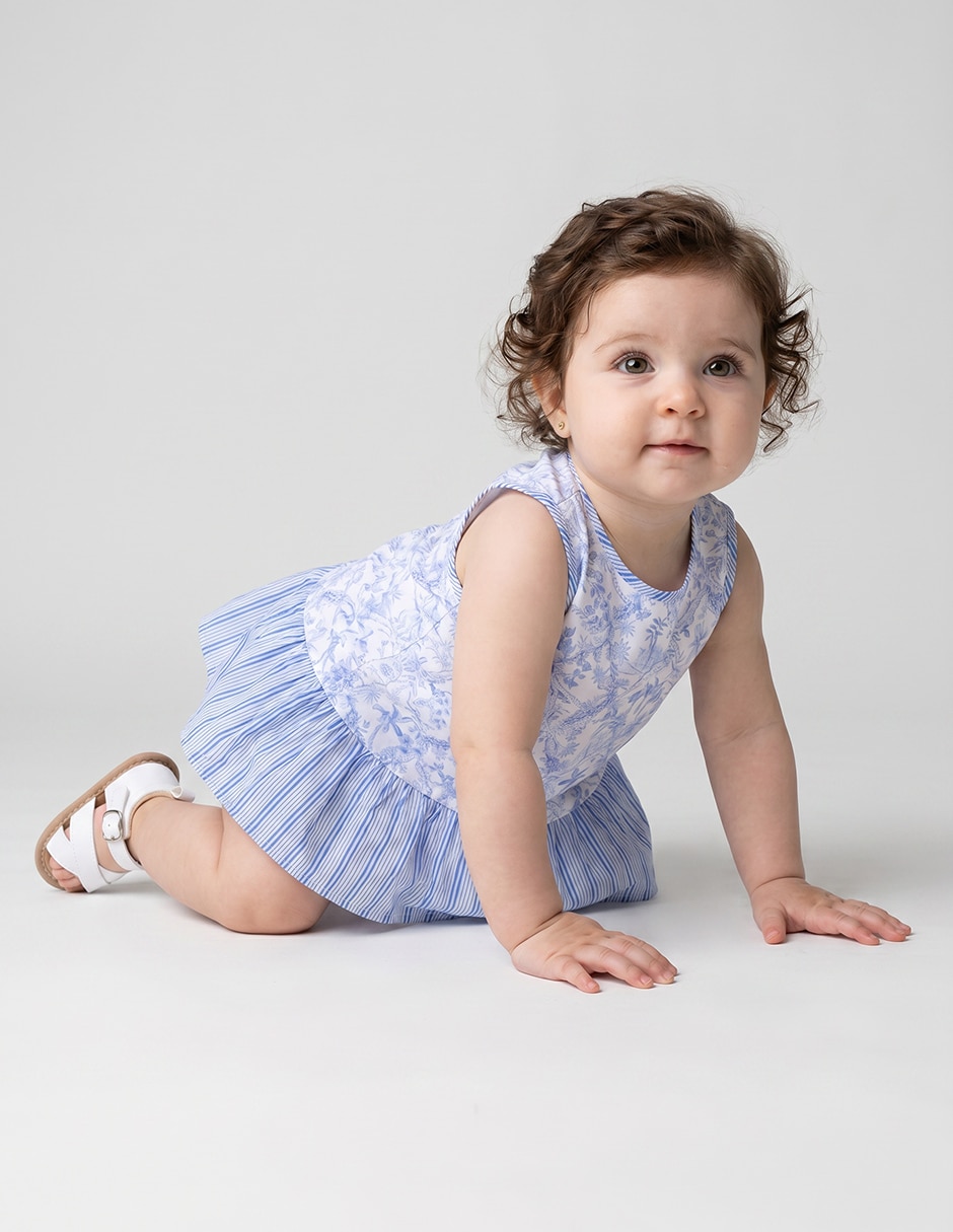 Vestido now & then liberty para bebé niña