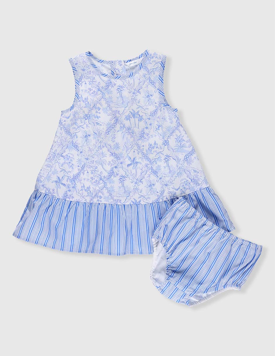 Vestido now & then liberty para bebé niña