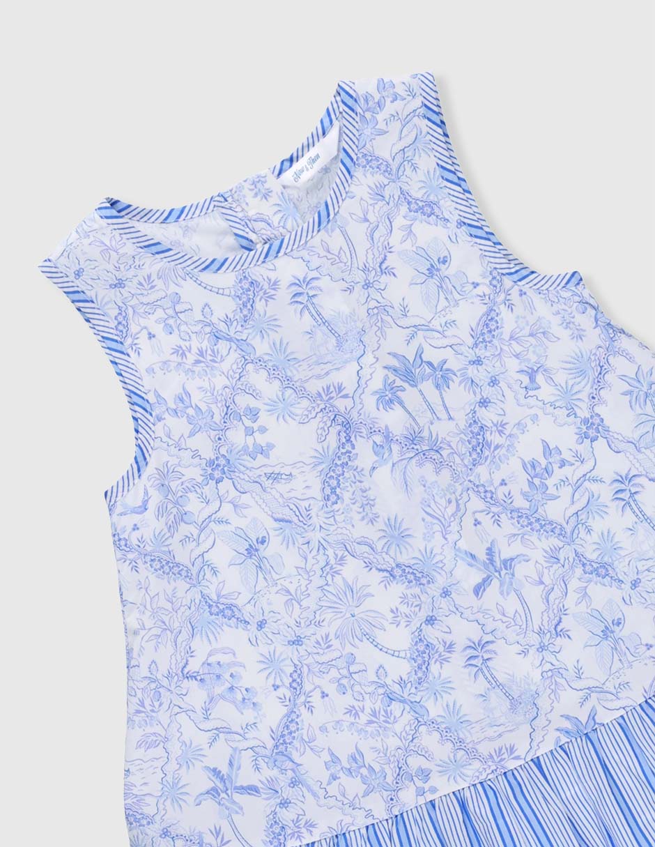 Vestido now & then liberty para bebé niña