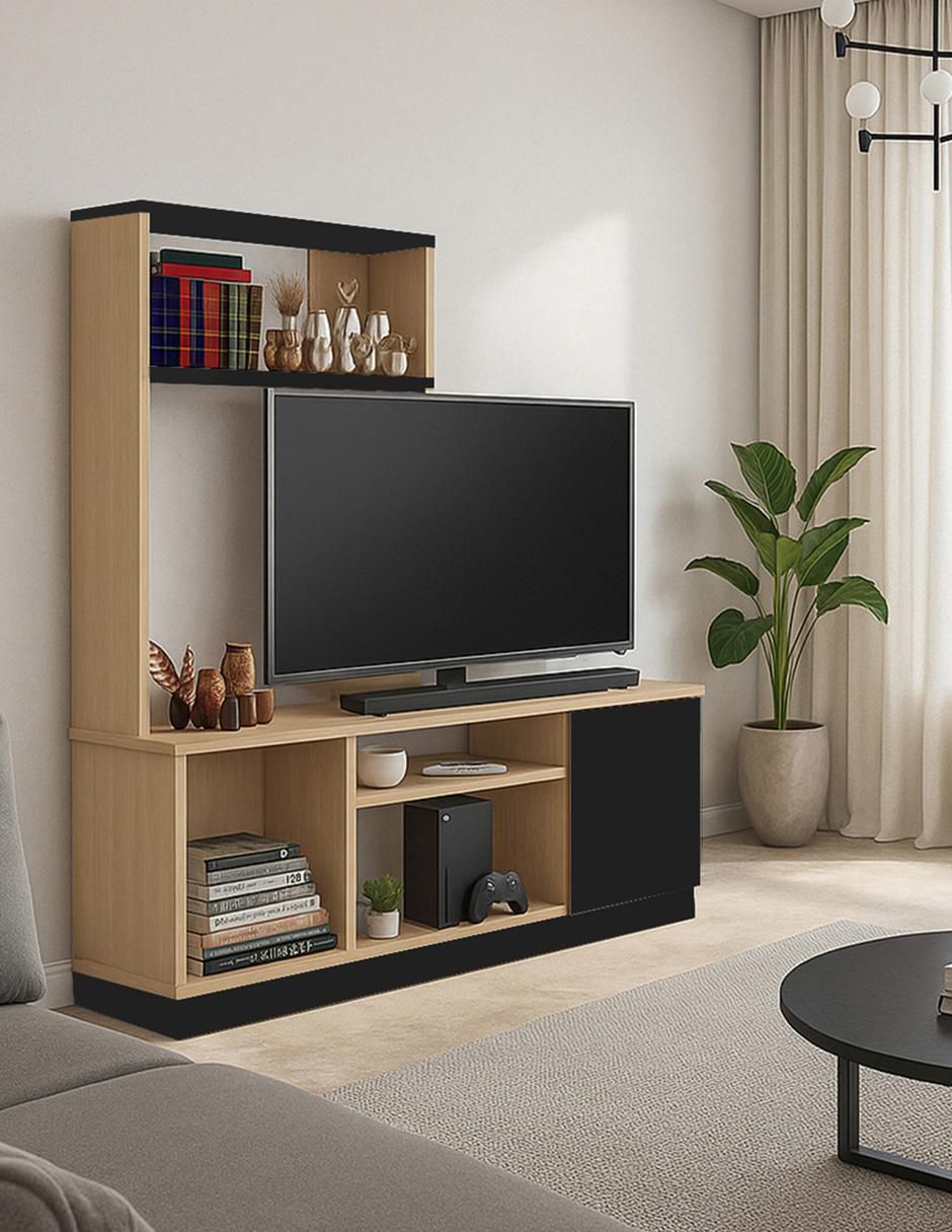 Mueble de TV armable de melamina 3